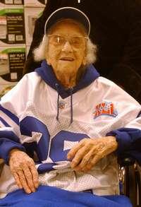 Gertrude Shindel, 110 Mrs. Gertrude Shindel, 110