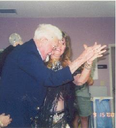 Mr. Joseph Ramies dancing at his 110th birthday party Mr. Joseph
Ramies