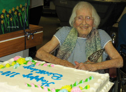 Mary Higley, 110 Mary Higley, 110