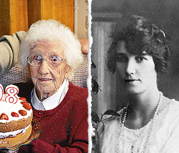 Myrtle Jones at 108 and 20s Myrtle Jones at 108 and 20s