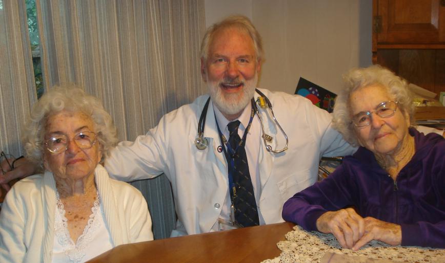 Venice and Inez with Dr. Coles Venice and Inez with Dr. Coles