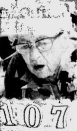 Annie Cawthorne, 107