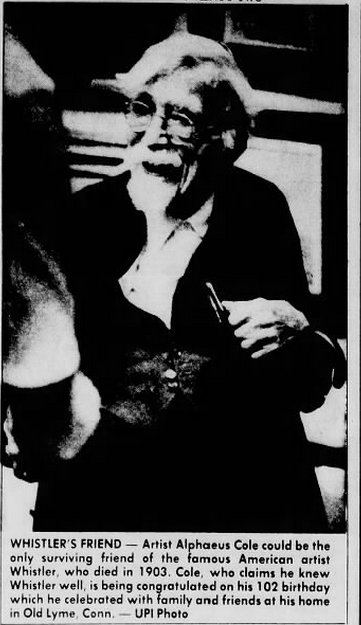 Alphaeus Philemon Cole, 102