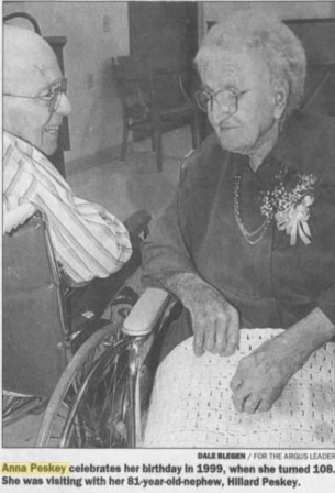 Anna Peskey, 108