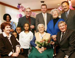 Mrs. Tilscher and family