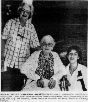 Allie Wilkerson, 109