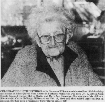 Allie Wilkerson, 110