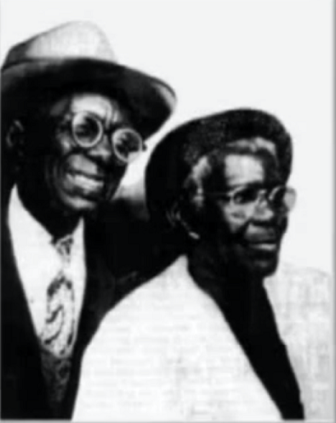 Bettie Chatmon, with her husband