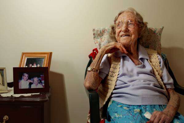 Blanche Coward, in her final years