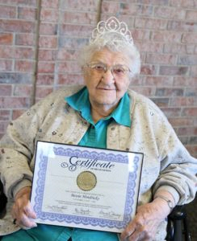 Bessie Hendricks, 108