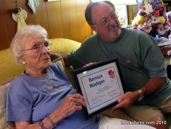 Bernice Madigan, 111