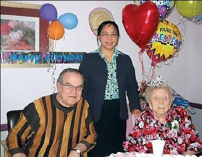 in her final years Bessie Roffey, in her final years