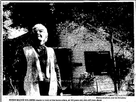 Bessie Waldern, 103