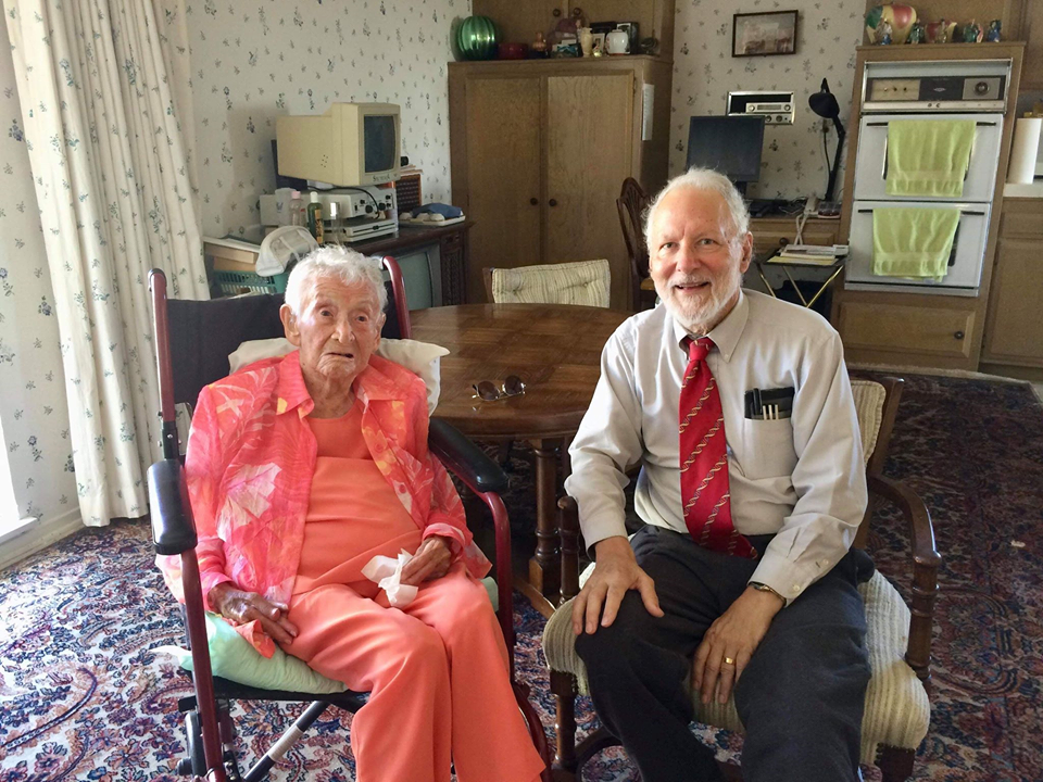 Bonita Zigrang with Dr Coles