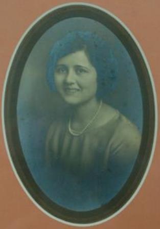 Clara Anderson, on her graduation day