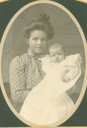 Carrie Cook, with her daughter