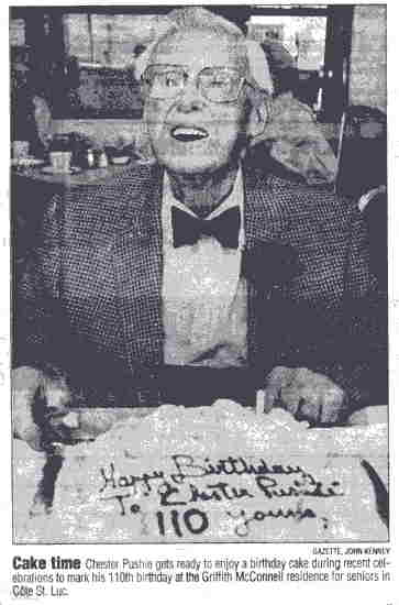 Chester Pushie, 110