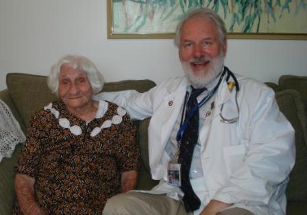 Antonia Gerena Rivera with Dr Coles
