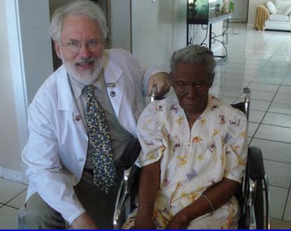 Charlotte Flowers with Dr Coles