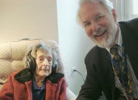 Noemi Anderson with Dr Coles