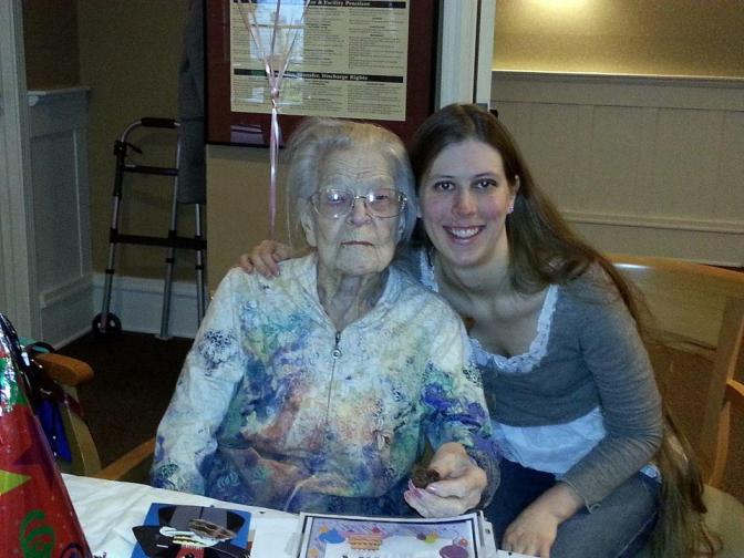 Emma Otis with Courtney Adkins