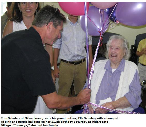 Ella Schuler, 112 Ella Schuler, 112