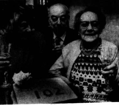 Florence Beaumont, 102