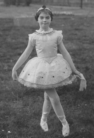 Franny Godin, as a young girl