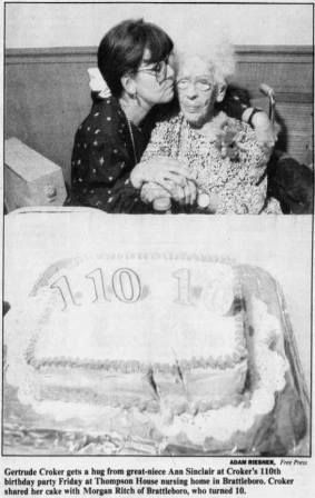 Gertrude Croker, 110