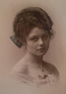 Early photo of Germaine Degueldre