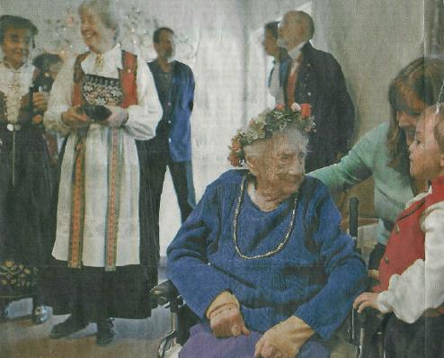 Mrs. Gunhild (Gunnie) Foerster, 111 years