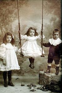 Isabella Brown on Swing