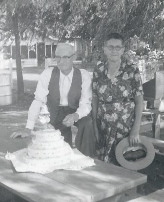 Laura Dunlap, with her husband