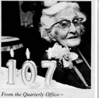 Laura Lord Scales, 107