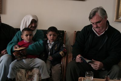 Mariam
Ammash, 120 and Ben Wedeman reading the Passport Mariam Ammash, 120 and Ben Wedeman reading the Passport