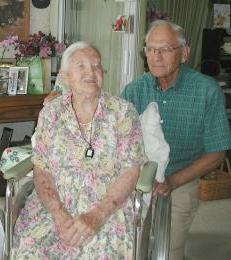 Stephen Coles,
Marion and Horace Higgins, taken July 18th