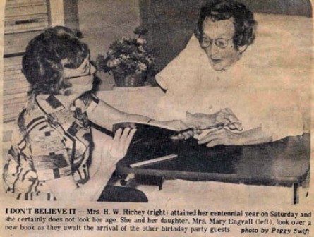 Margaret Richey, 100