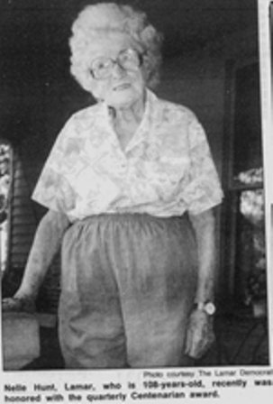 Nellie Hunt, 108