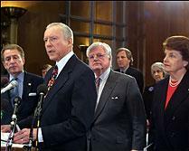Sen. Orrin Hatch with fellow Senators