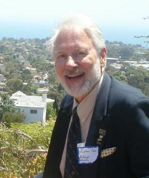 Dr. Coles at Fulbright BBQ