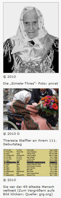 Theresia Staffler-Breitgenberger, 111